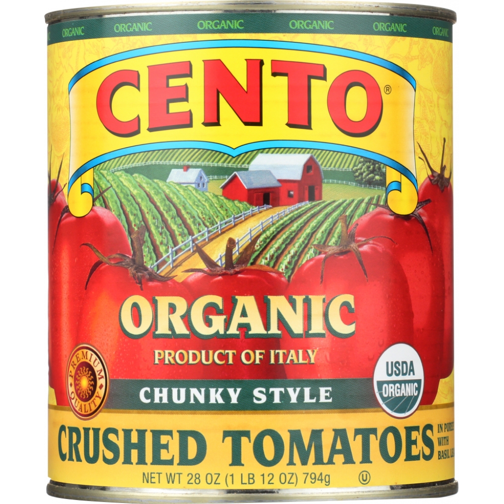 Centos Organic Chunky Style Crushed Tomatoes 28 oz