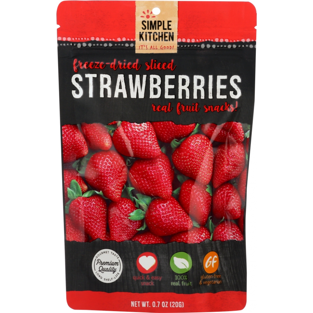 Real Fruit Strawberries — Freeze-Dried Fruit Snack