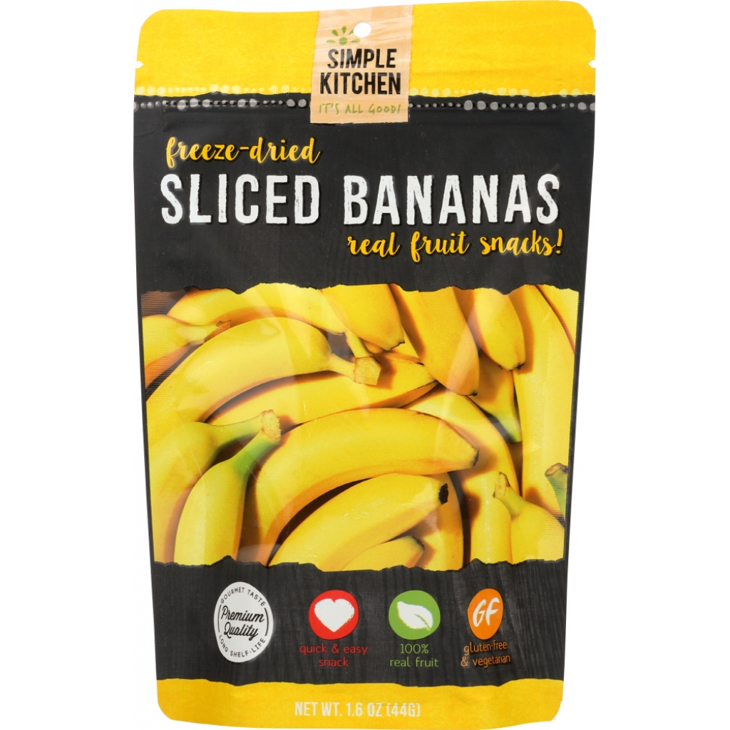 Freeze Dried Sliced Bananas - 1.6 oz