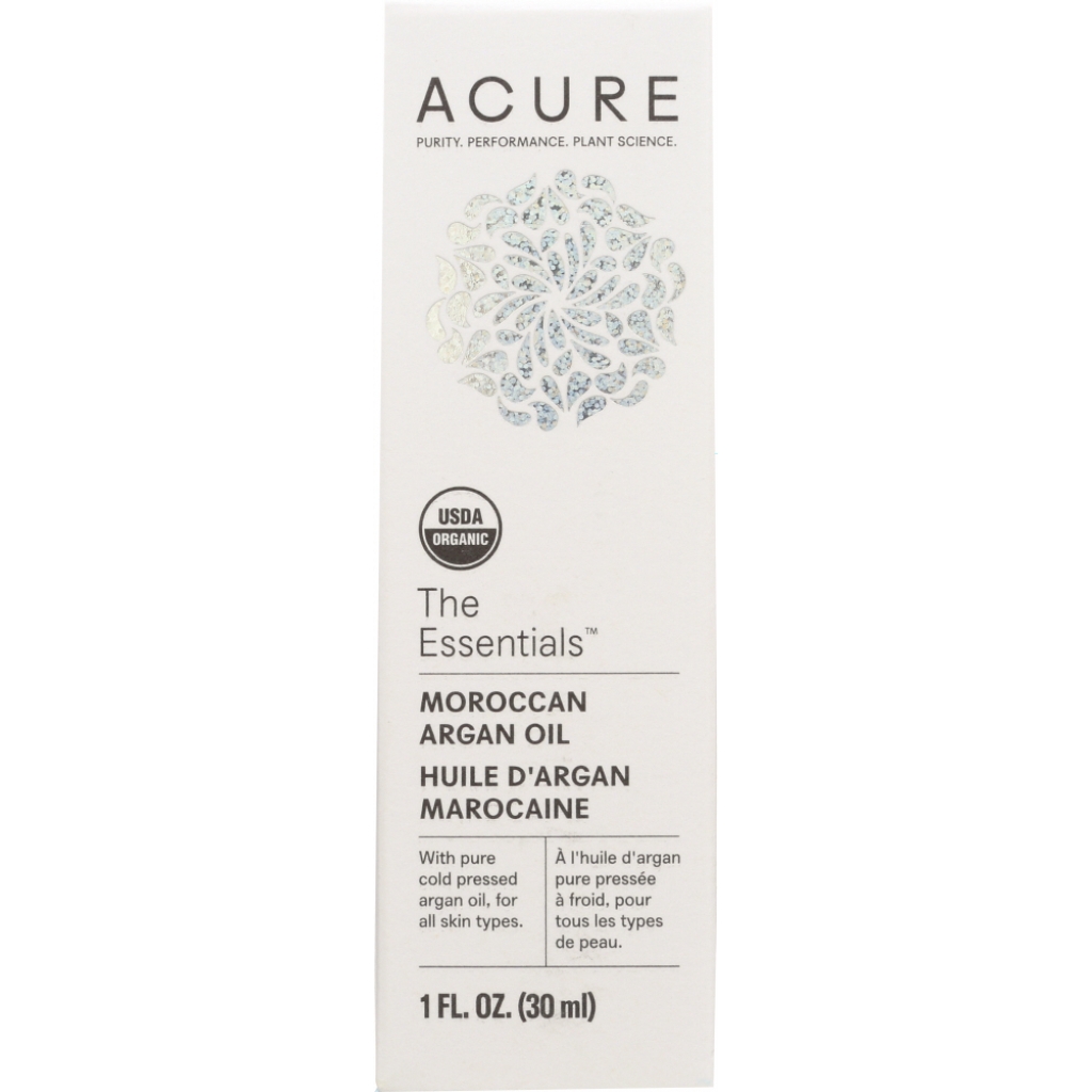 The Essentials Organic Moroccan Argan Oil - 1 fl oz