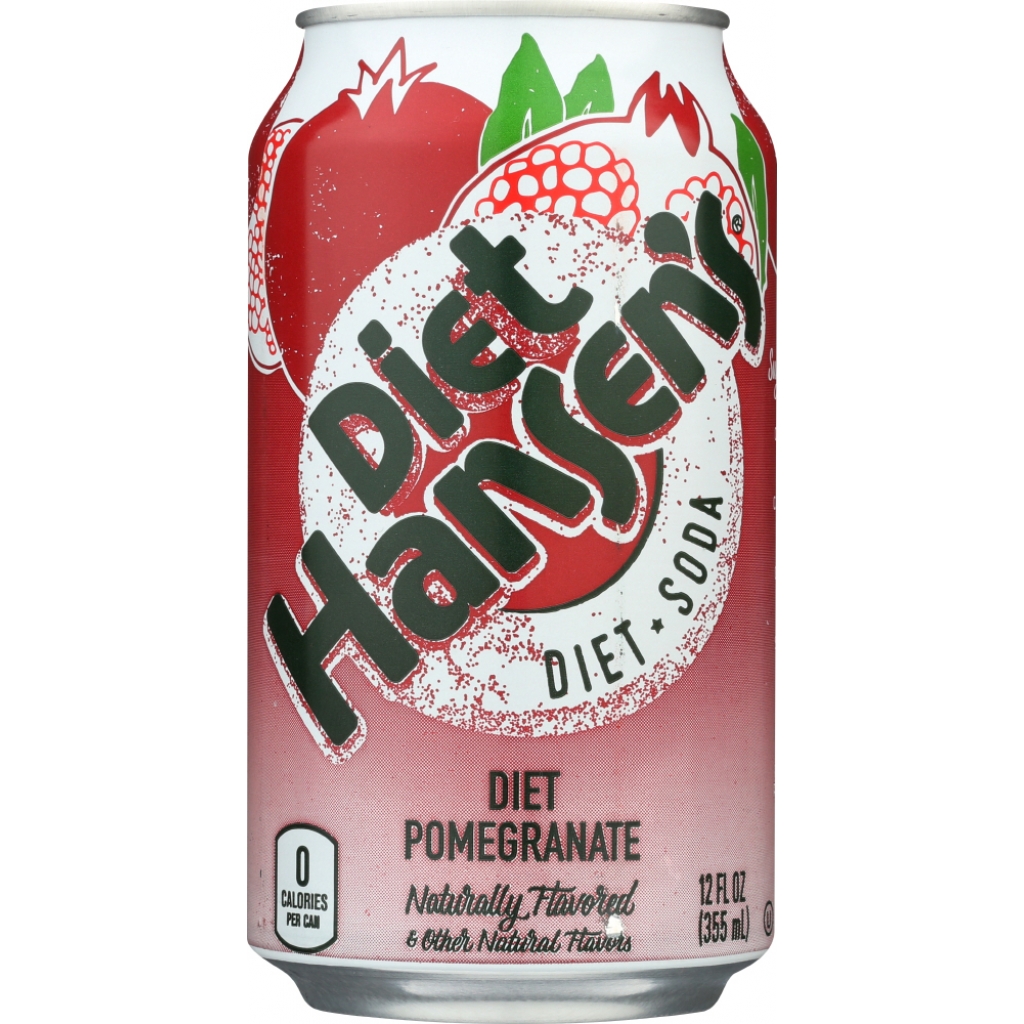 Hansen's Diet Soda Pomegranate - 72 oz