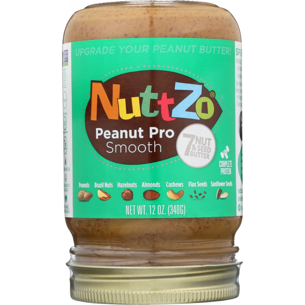 Nuttzo Pro Smooth Seed & Peanut Butter - 12 oz