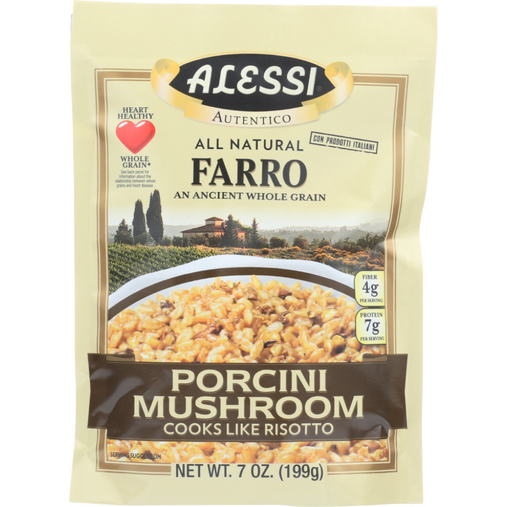 Nutritious Farro with Porcini Mushrooms