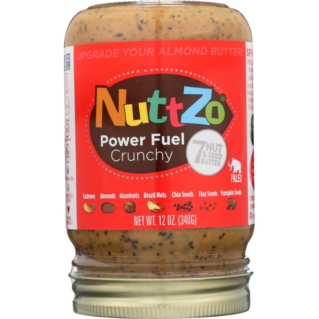 Nuttzo Power Fuel Seed Butter - Crunchy - 12 oz