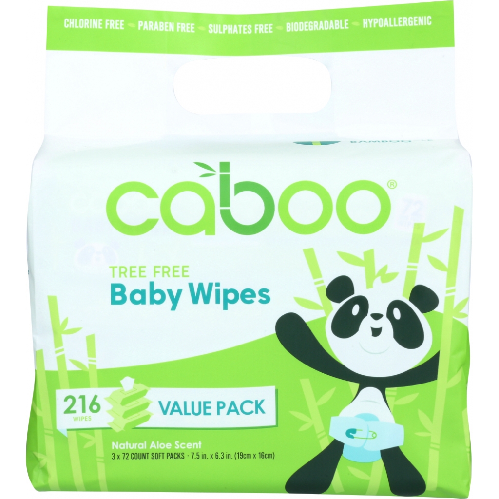 Caboo Tree-Free Baby Wipes Bundle