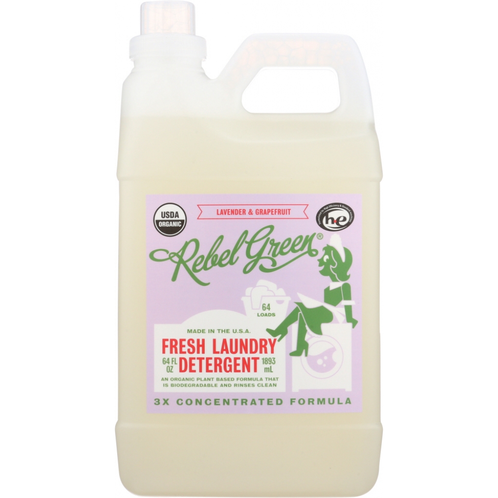 Lavender Grapefruit Organic Laundry Detergent