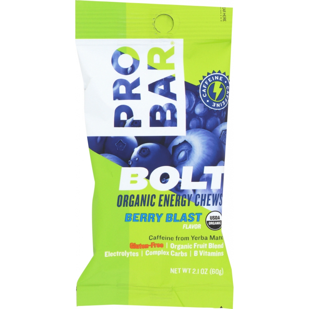 Berry Blast Organic Energy Chews - Revitalizing Snack