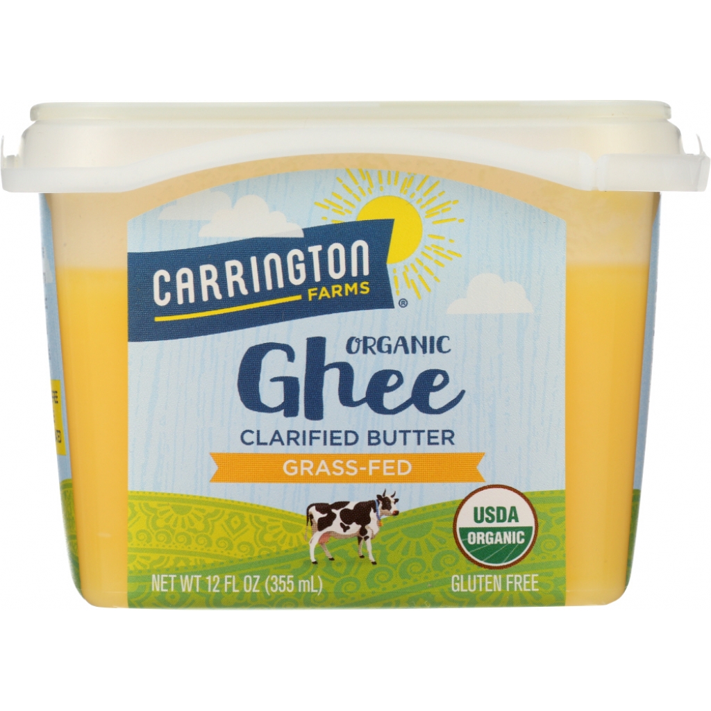 Clarified Organic Ghee Butter, Grass-Fed Quality