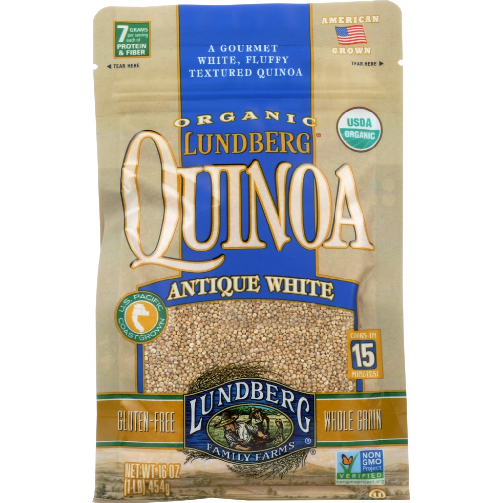 Organic White Antique Quinoa - Nutrient-Rich Grain, 1 lb