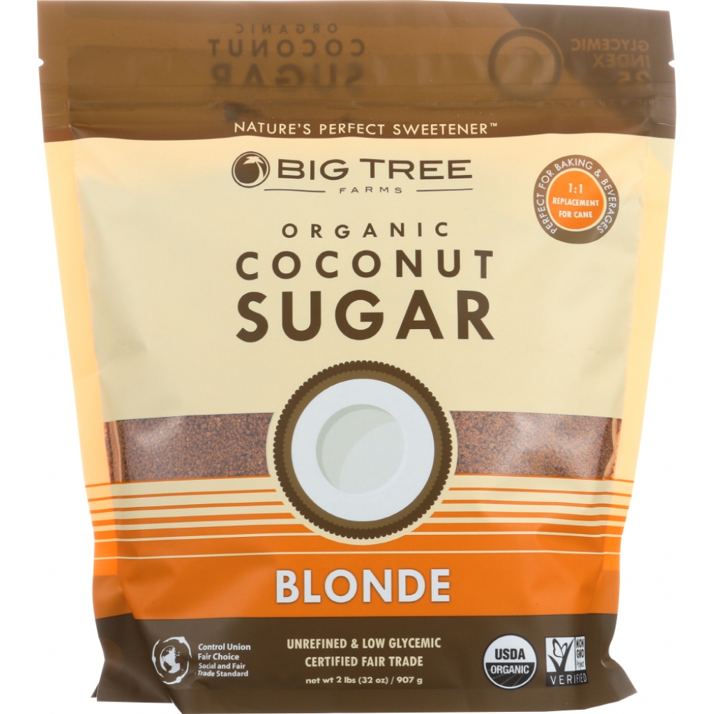 Organic Coconut Sugar, Blonde, 32 oz