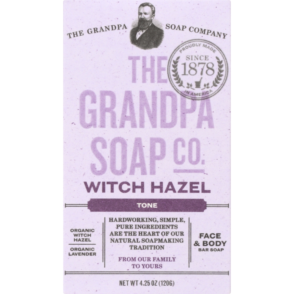 Witch Hazel Soap Bar - All Natural, 4.25 oz