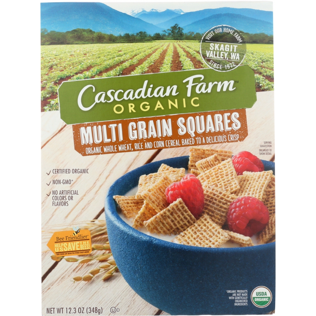 Multi-Grain Squares Breakfast Cereal, 12.3 oz