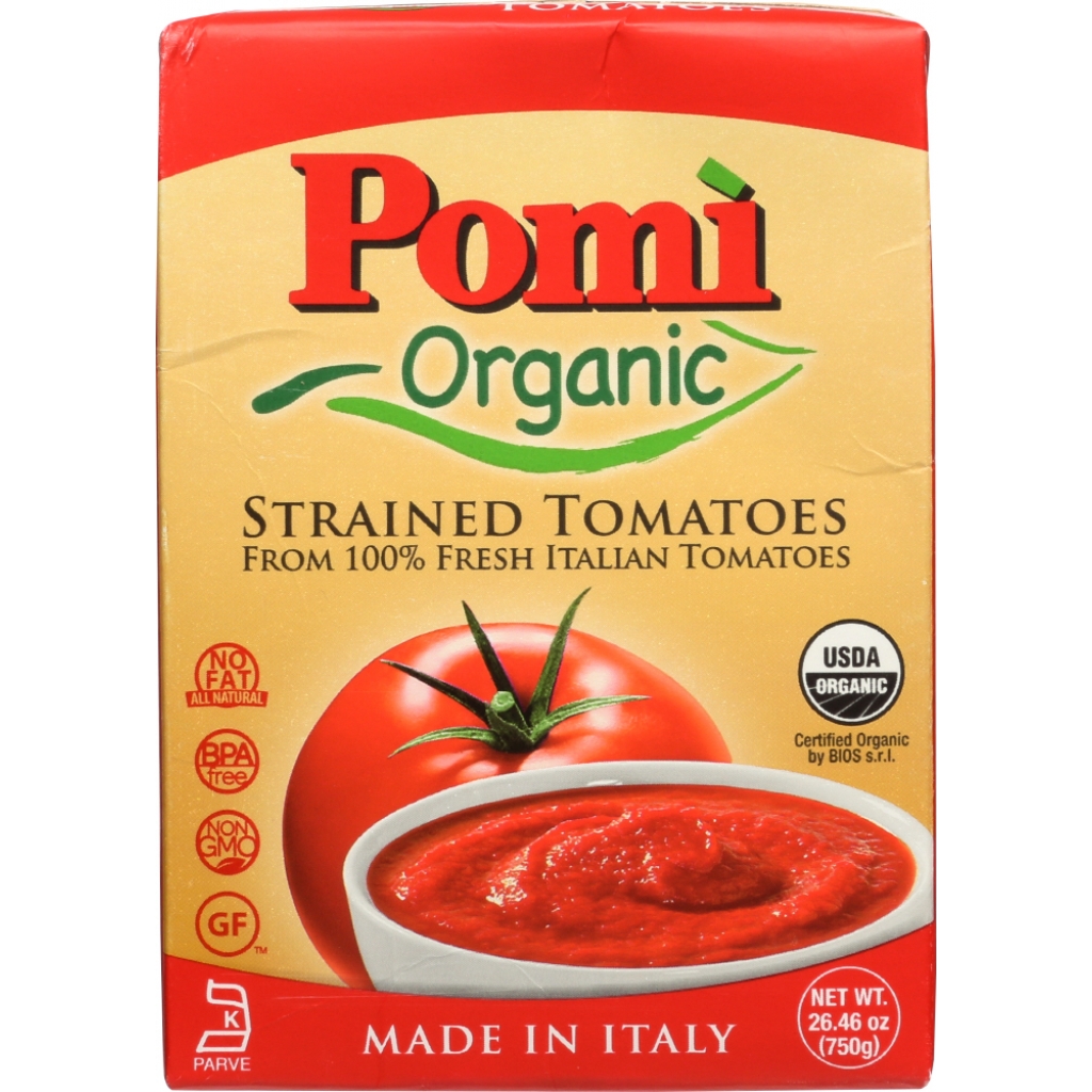 Organic Strained Tomatoes - Pure and Fresh