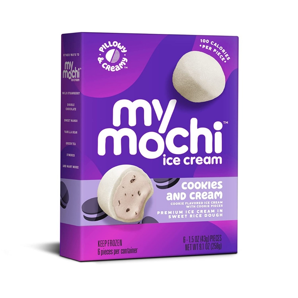 Cookies and Cream Mochi Ice Cream – 6 Pack