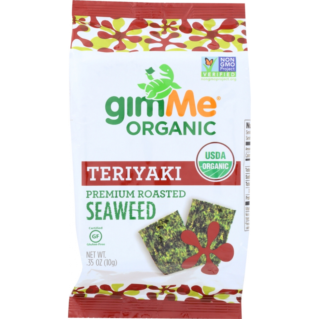 Teriyaki Roasted Seaweed Snacks, 0.35 oz - Crunchy Snack Delight