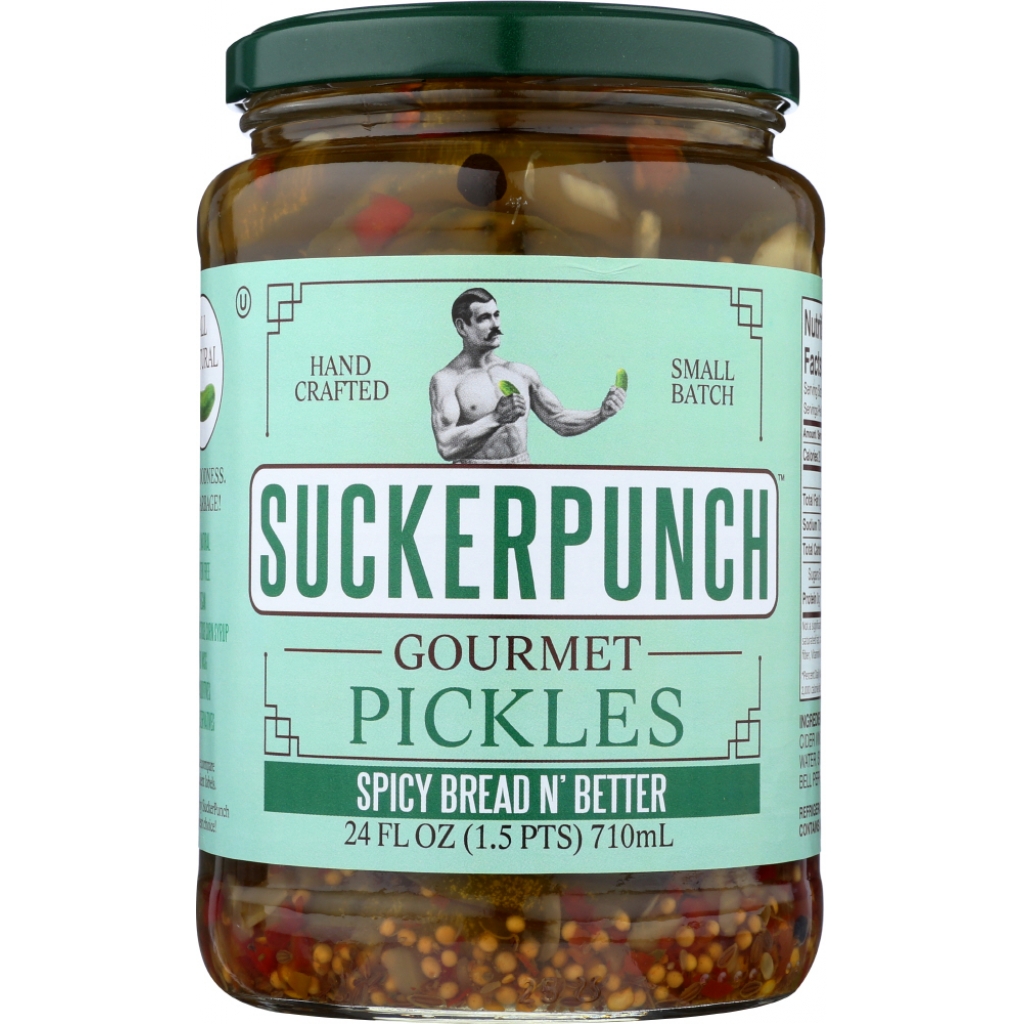 Spicy Bread & Butter Pickles from SUCKERPUNCH