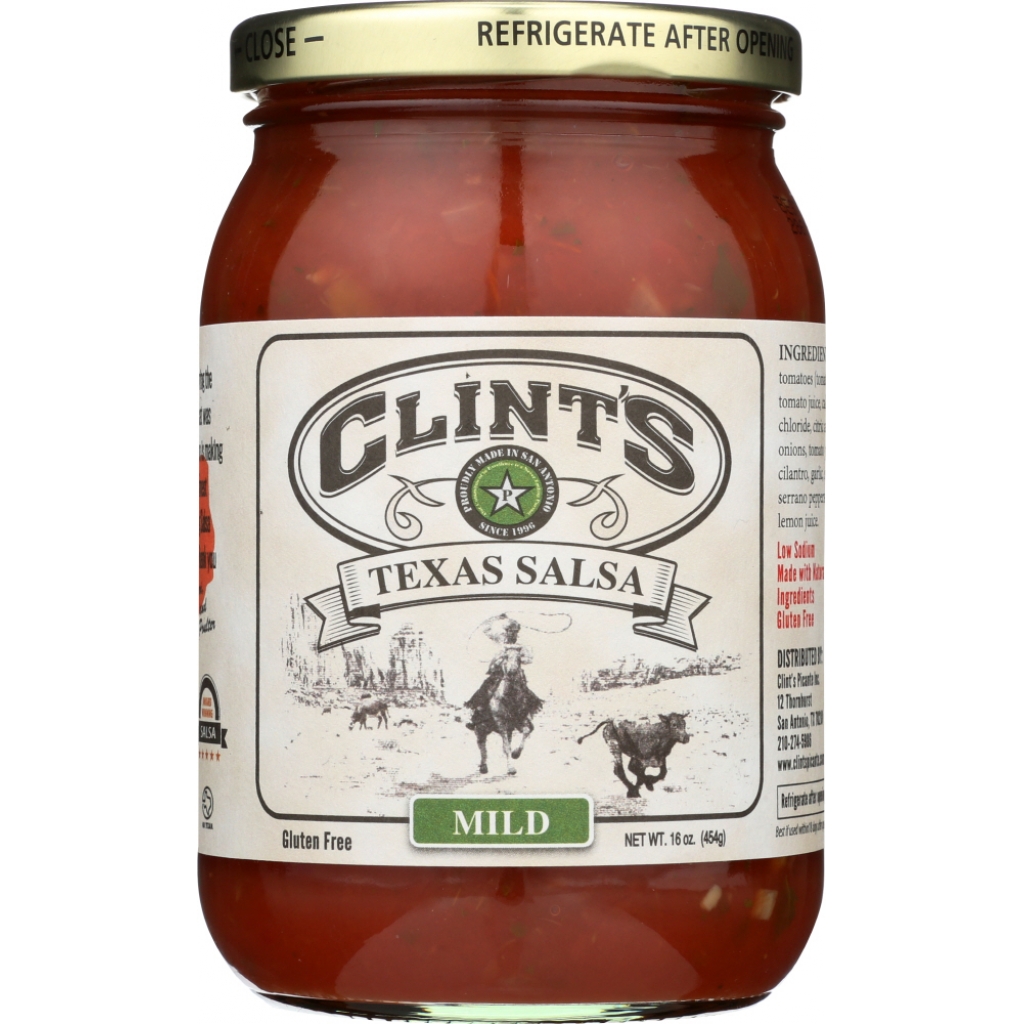 Clint's Mild Texas Salsa with Fresh Ingredients