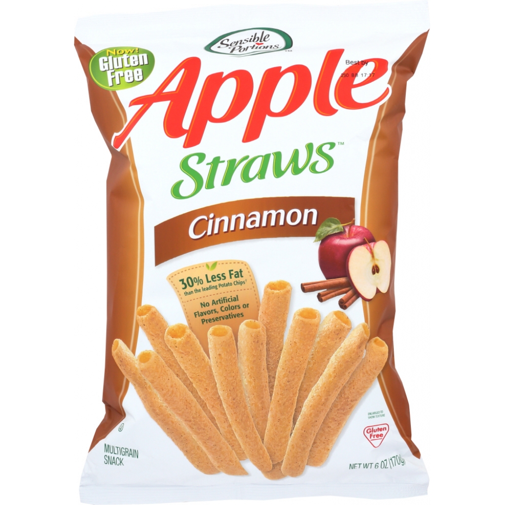 Cinnamon Apple Snack Straws (6 oz) - Better-for-You Indulgence