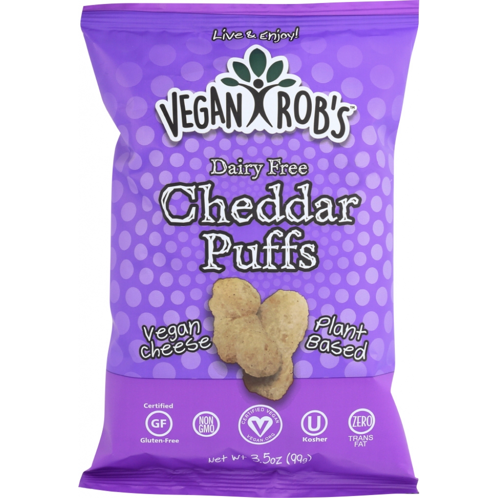 Vegan Dairy-Free Cheddar Puffs, 3.5 oz