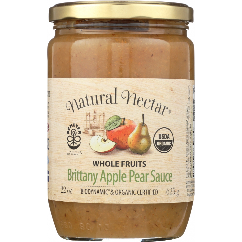 Biodynamic Pear Apple Sauce - 22 oz