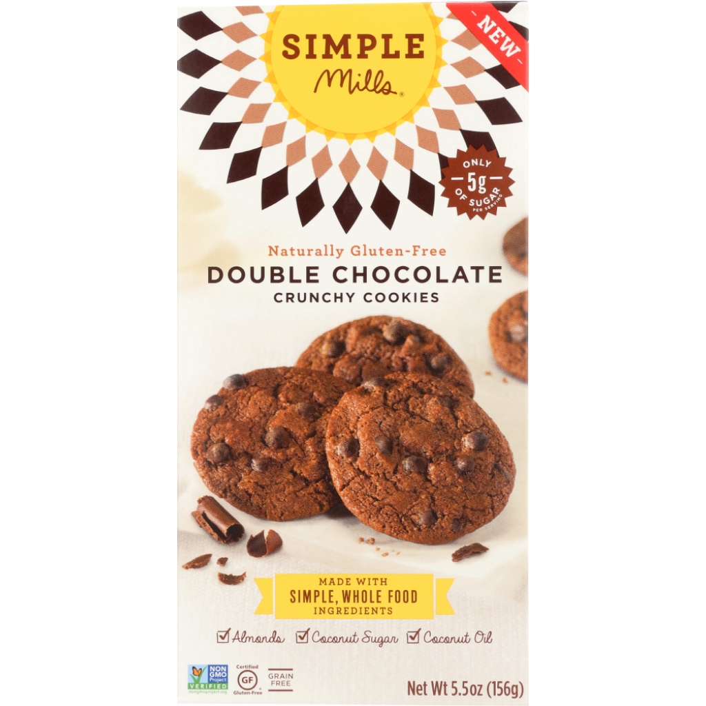 Crunchy Double Chocolate Cookies - 5.5 oz