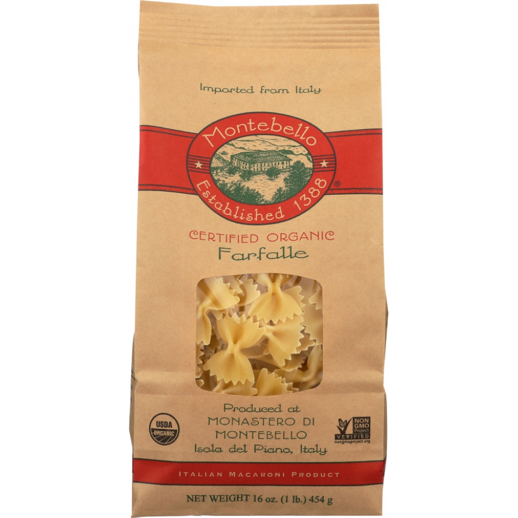 Farfalle Organic Pasta, 16 oz