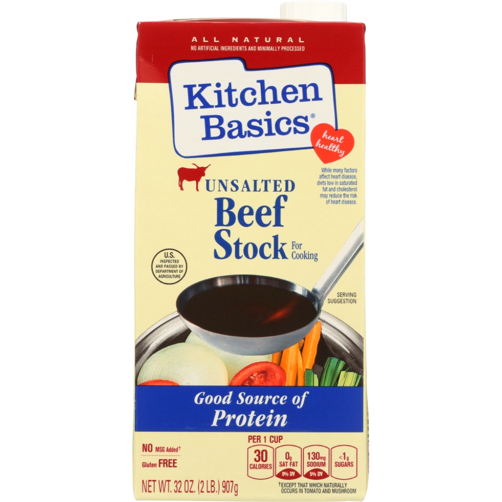 Unsalted Beef Cooking Stock - Flavorful Base for Recipes