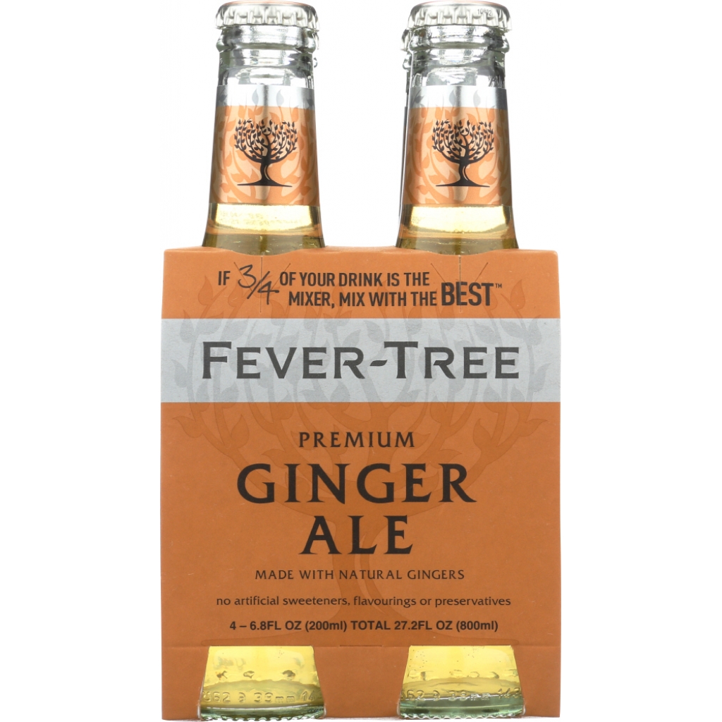 Premium Ginger Ale - 4x6.8 oz Bottles