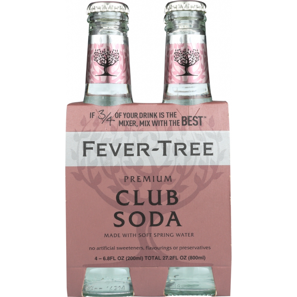 27.2 oz Premium Club Soda Pack (4)