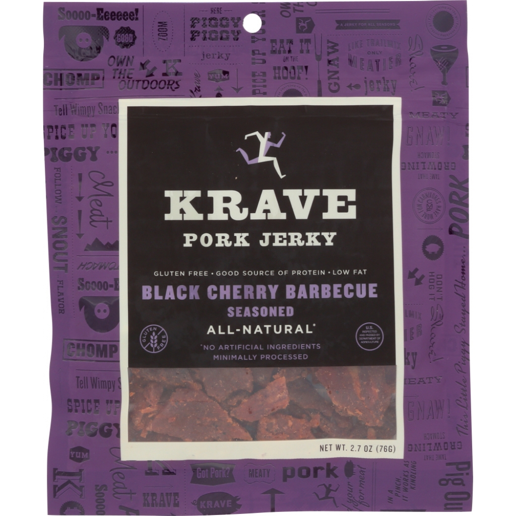 Black Cherry Barbecue Pork Jerky, 2.7 oz