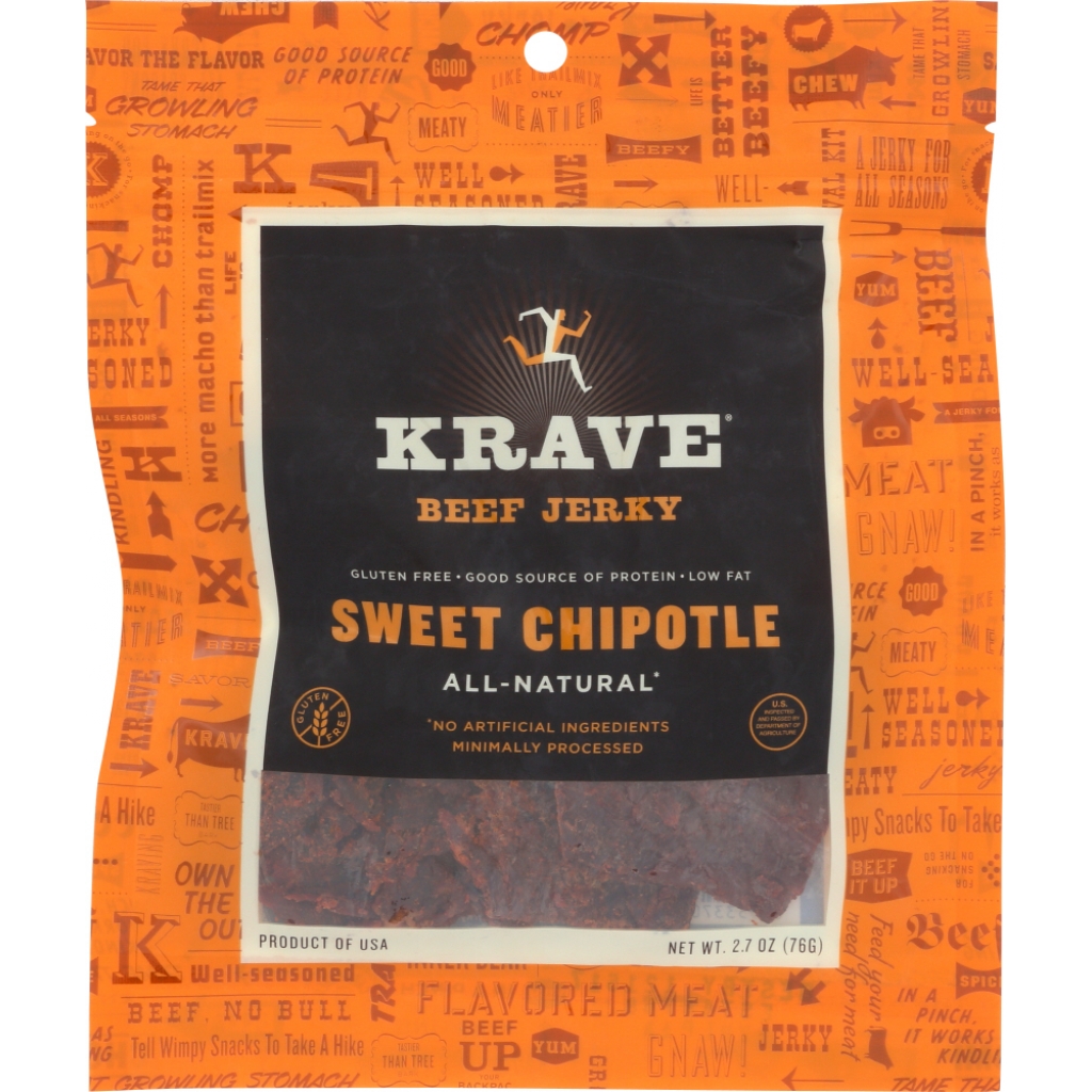 Sweet Chipotle Beef Jerky - 2.7 oz