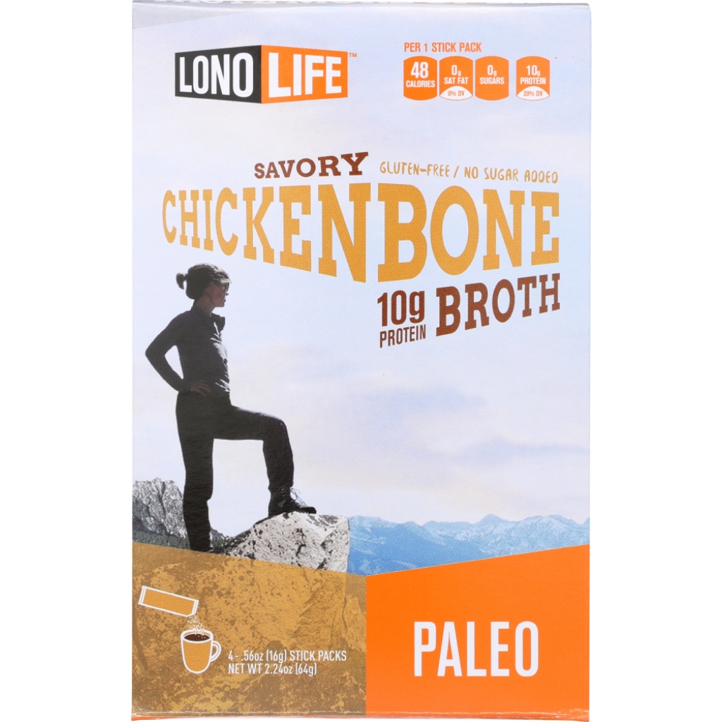 Chicken Bone Broth Sticks - Pack of 4, 2.12 oz