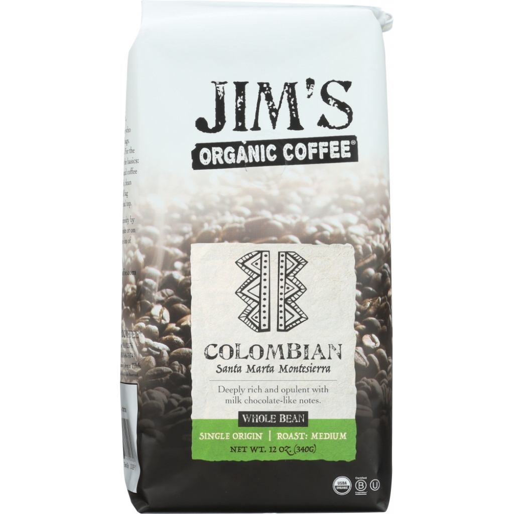 Whole Bean Colombian Coffee - Rainforest Alliance Certified