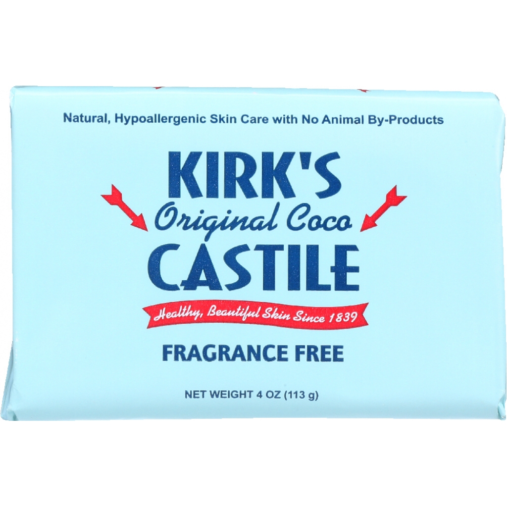 Fragrance-Free Coco Castile Bar Soap - 4 oz