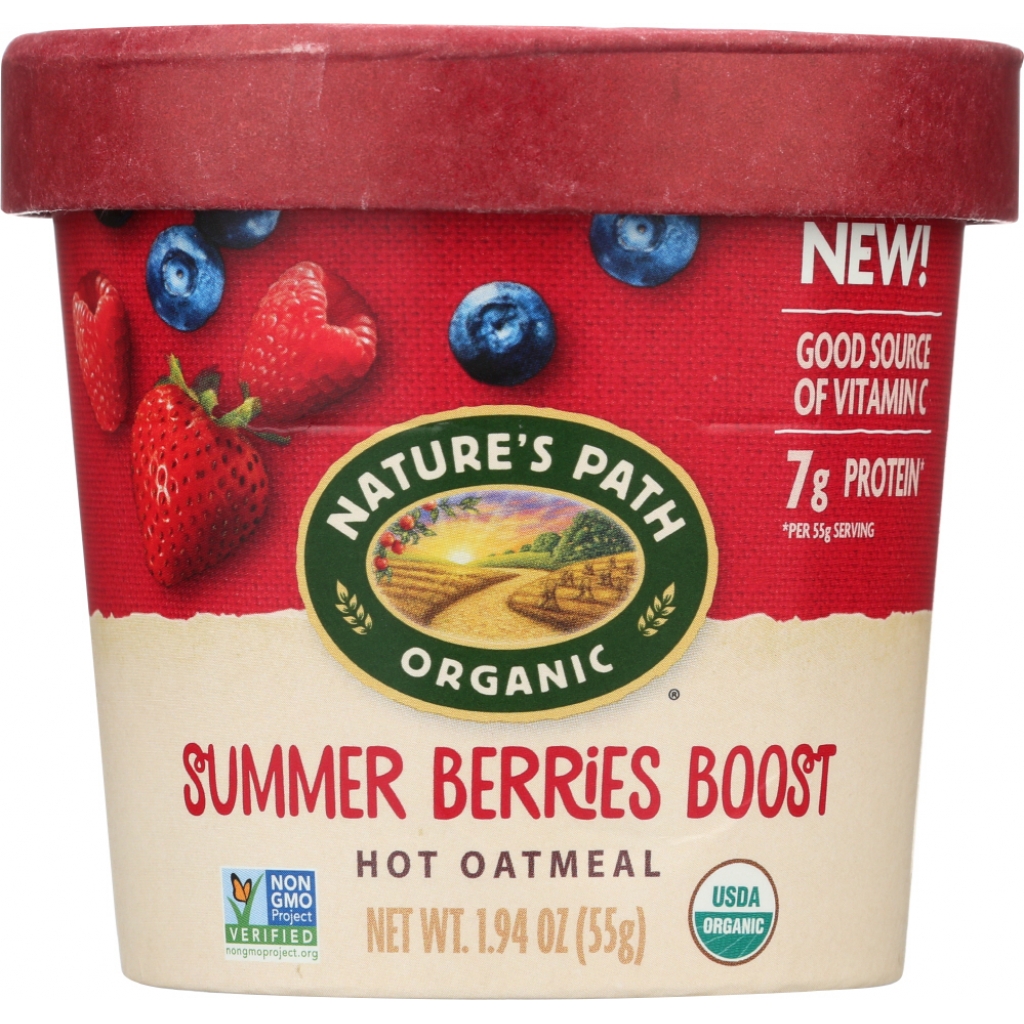 Summer Berries Boost Oatmeal Cup - Nutritious and Delicious