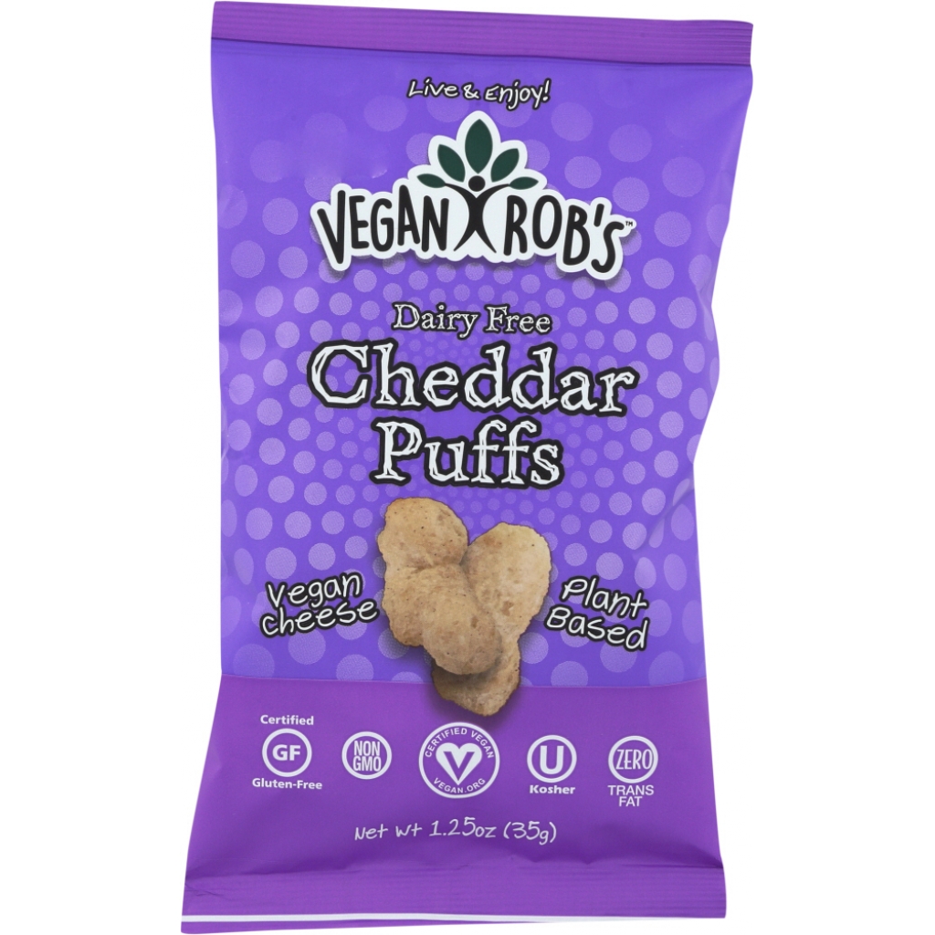 Rob's Cheddar Puffs Dairy-Free - 1.25 oz