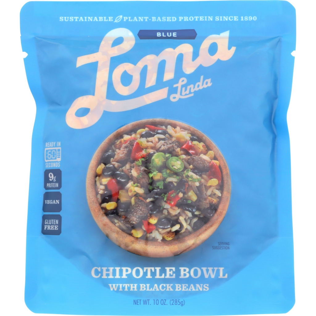 Loma Linda Chipotle Bowl - Savory Plant-Based Soup, 10 oz