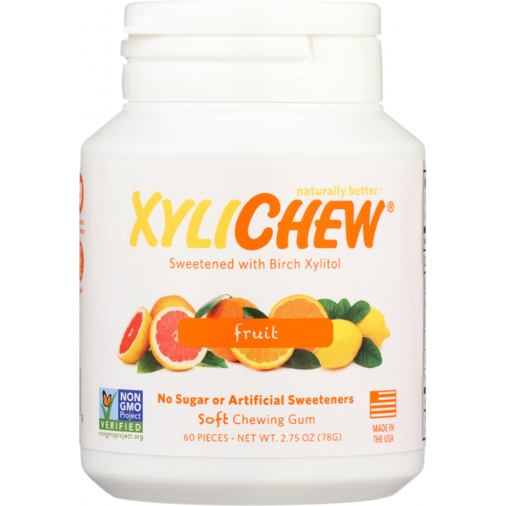 Xylichew Fruit Sugar-Free Gum - 60 pcs