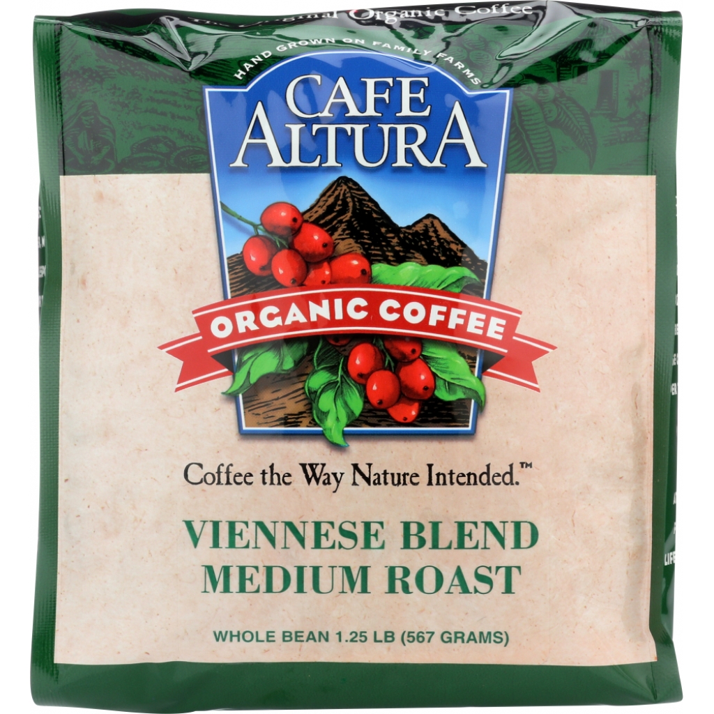 Organic Viennese Blend Coffee Beans - 1.25 lb