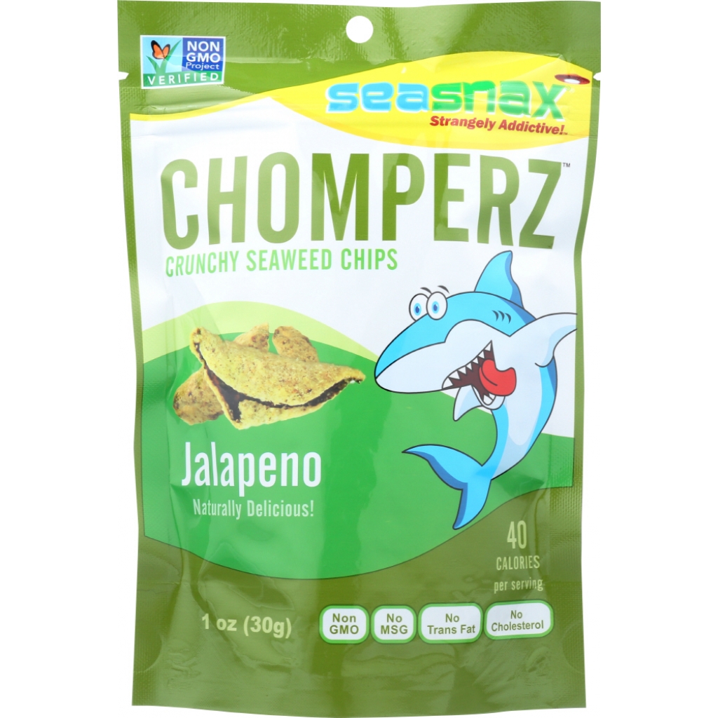 SEA SNAX Jalapeno Seaweed Chomperz – 1 oz