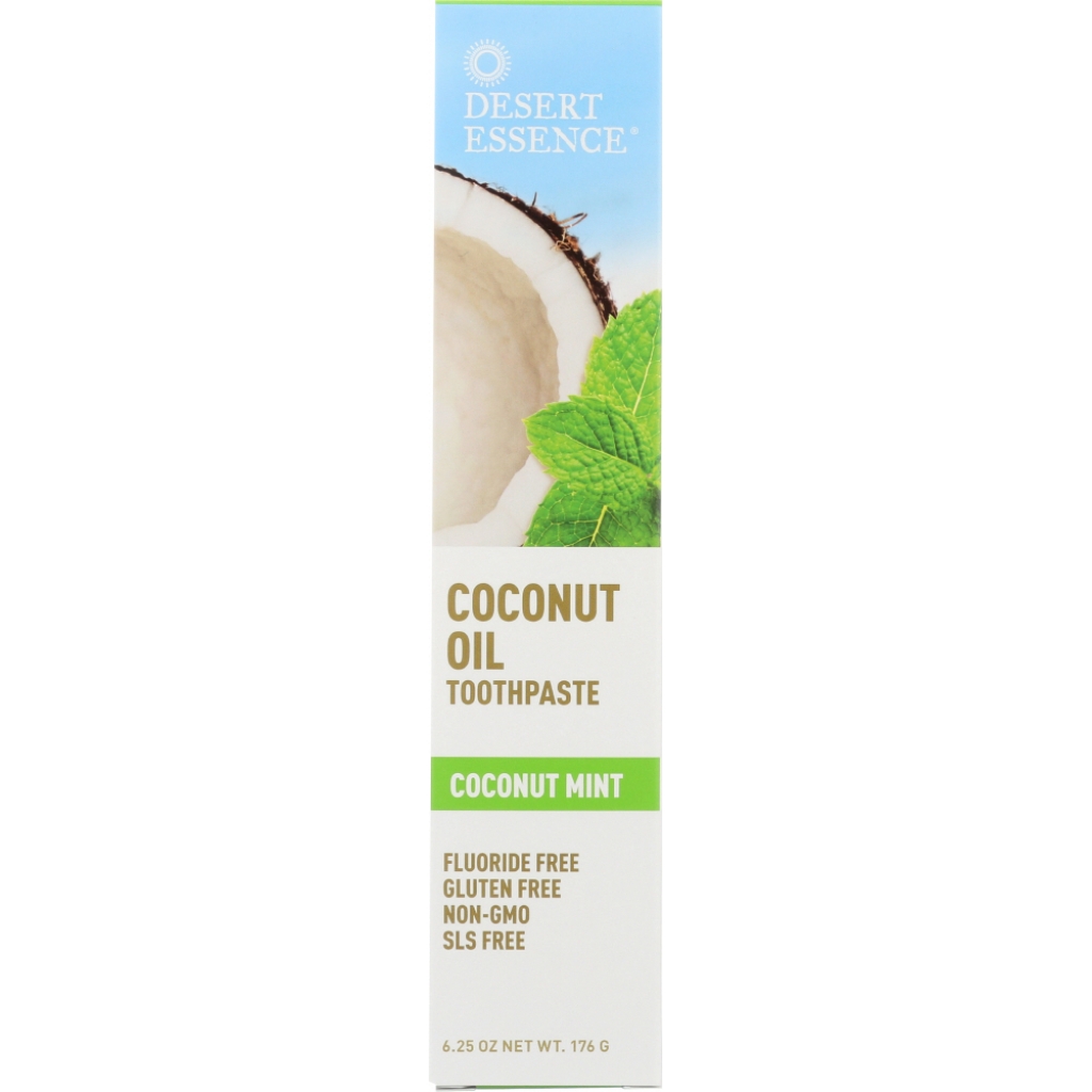 Natural Coconut Oil Toothpaste - 6.25 oz