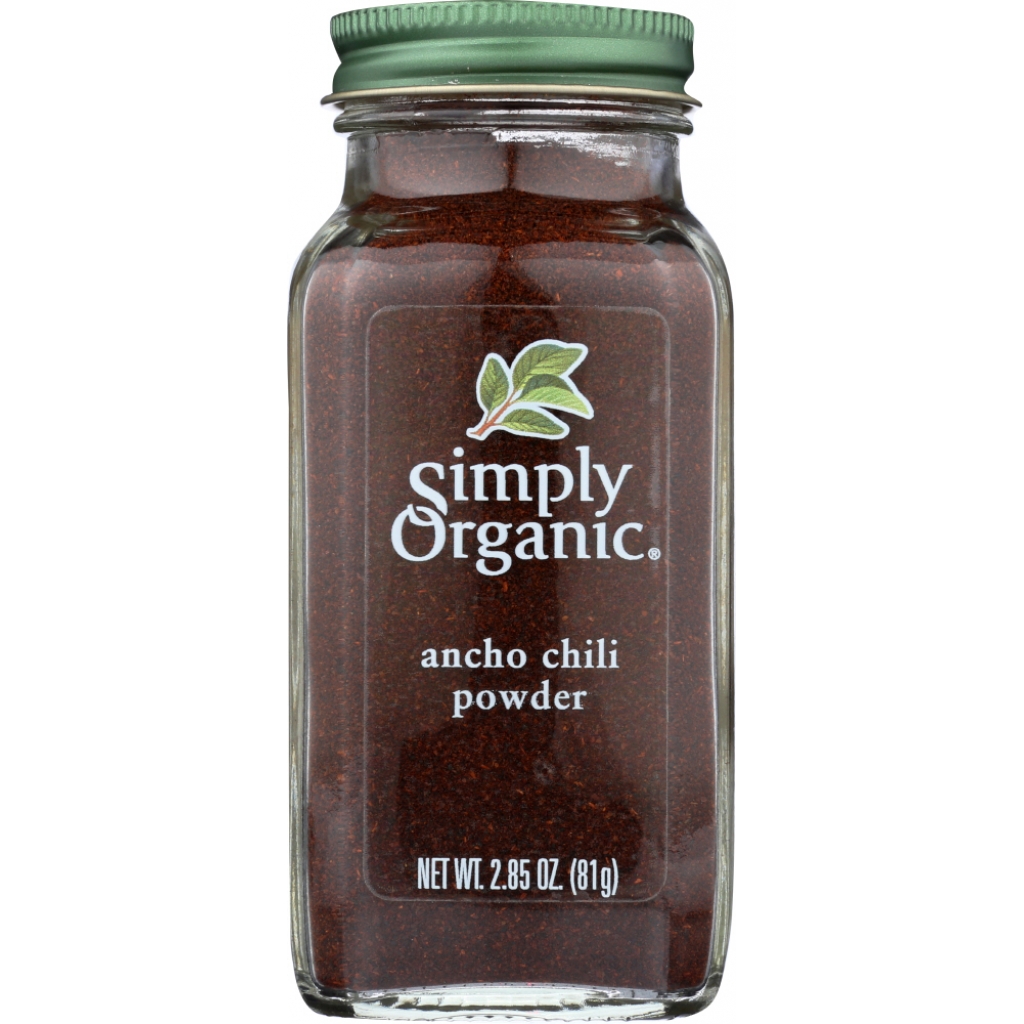 Certified Organic Ancho Chili Powder - 2.85 oz.