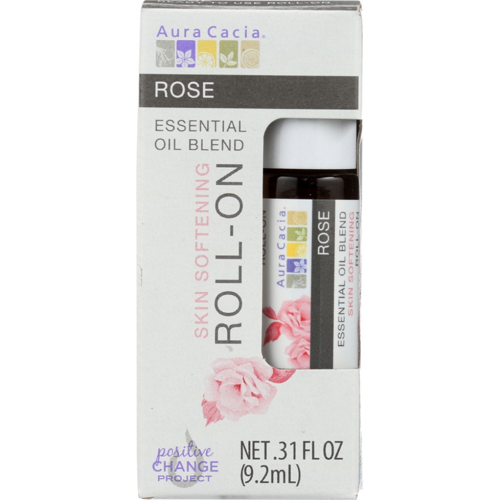 Essential Oil Roll-on with Rose, 0.31 oz