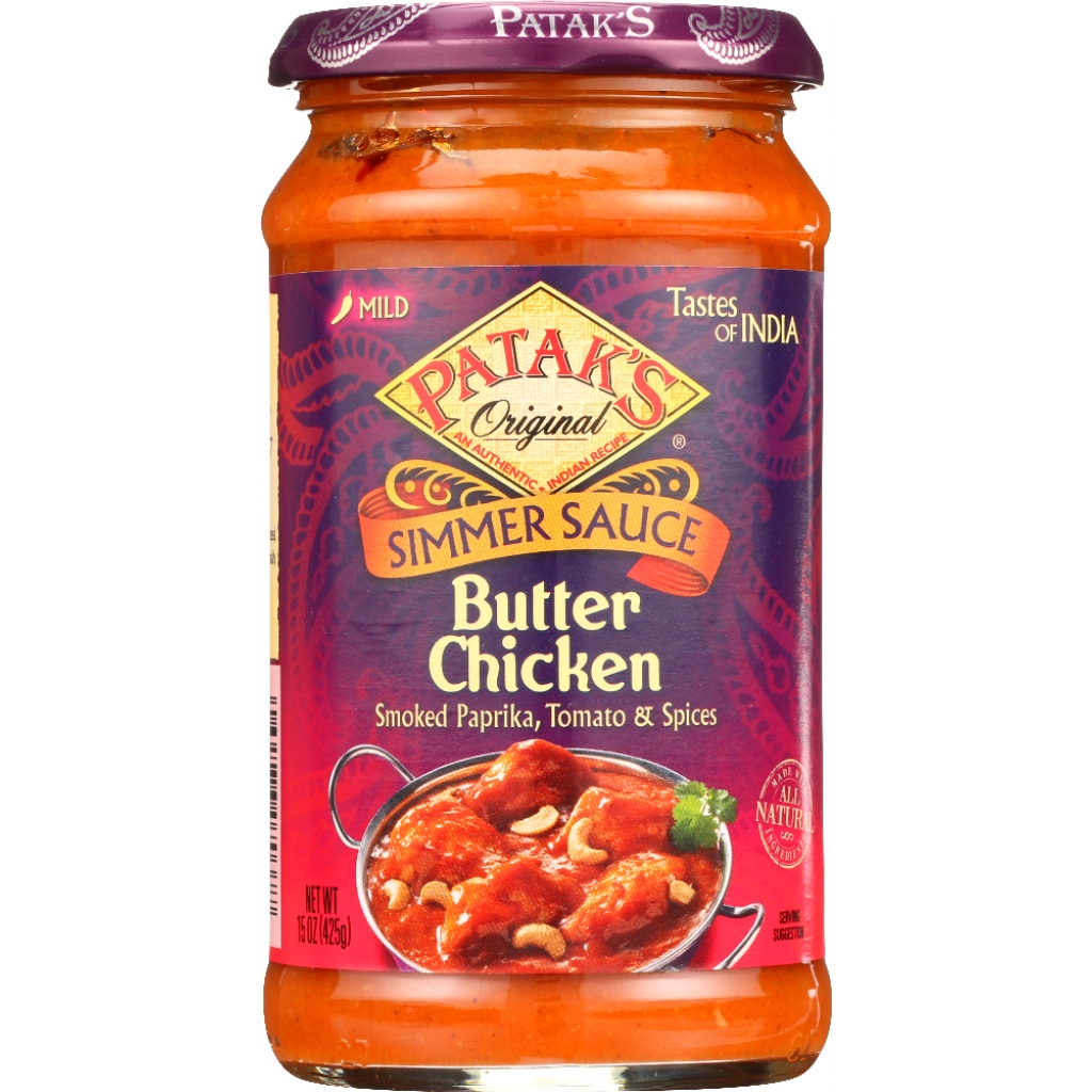 Patak's Butter Chicken Simmer Sauce, 15 oz