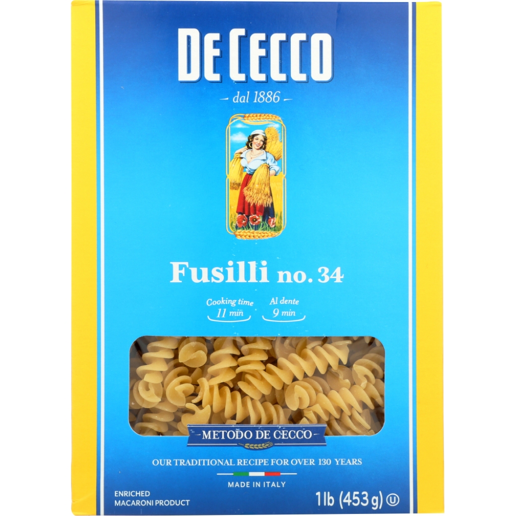 Fusilli Pasta No. 34 - 16 oz