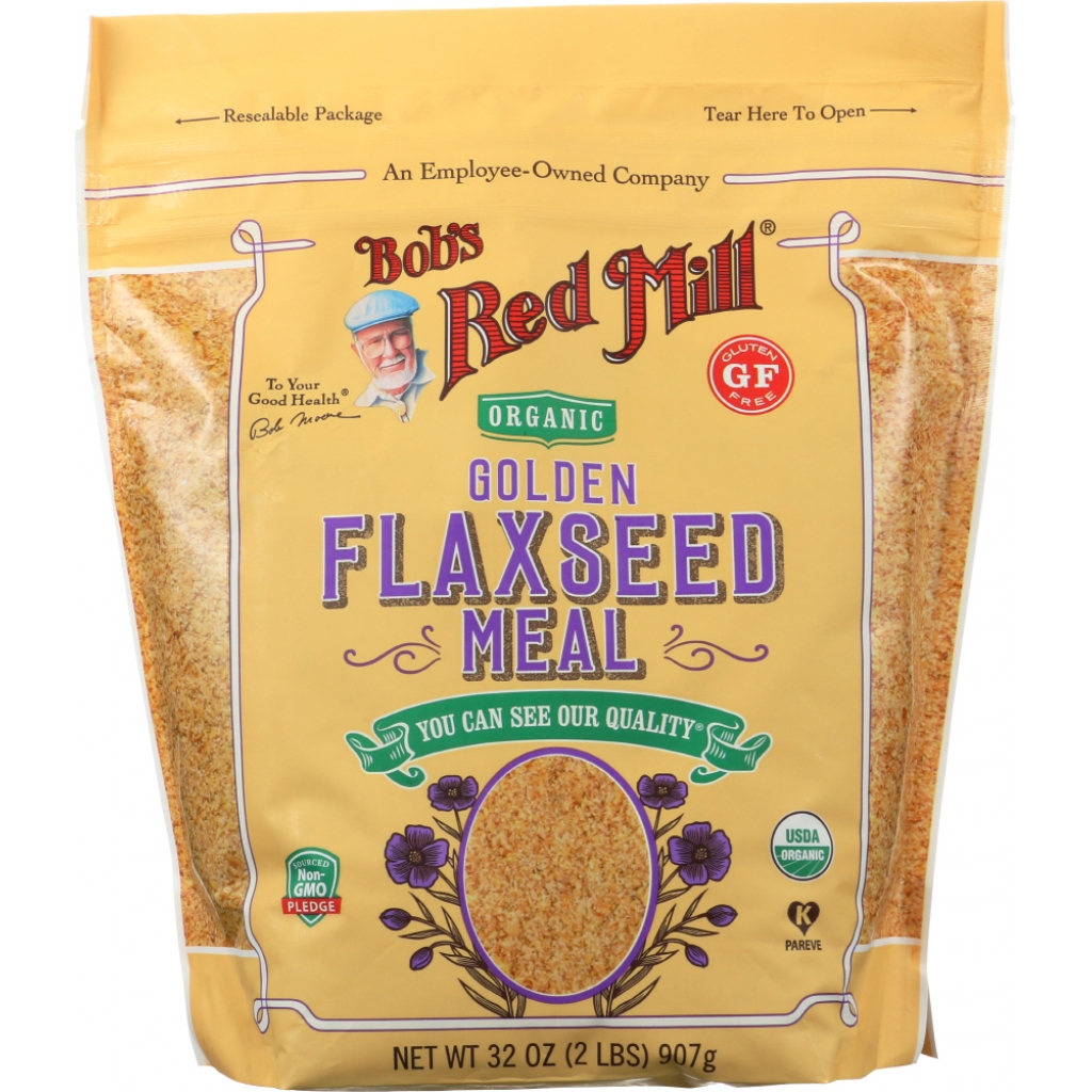 Organic Golden Flaxseed Meal - 32 oz