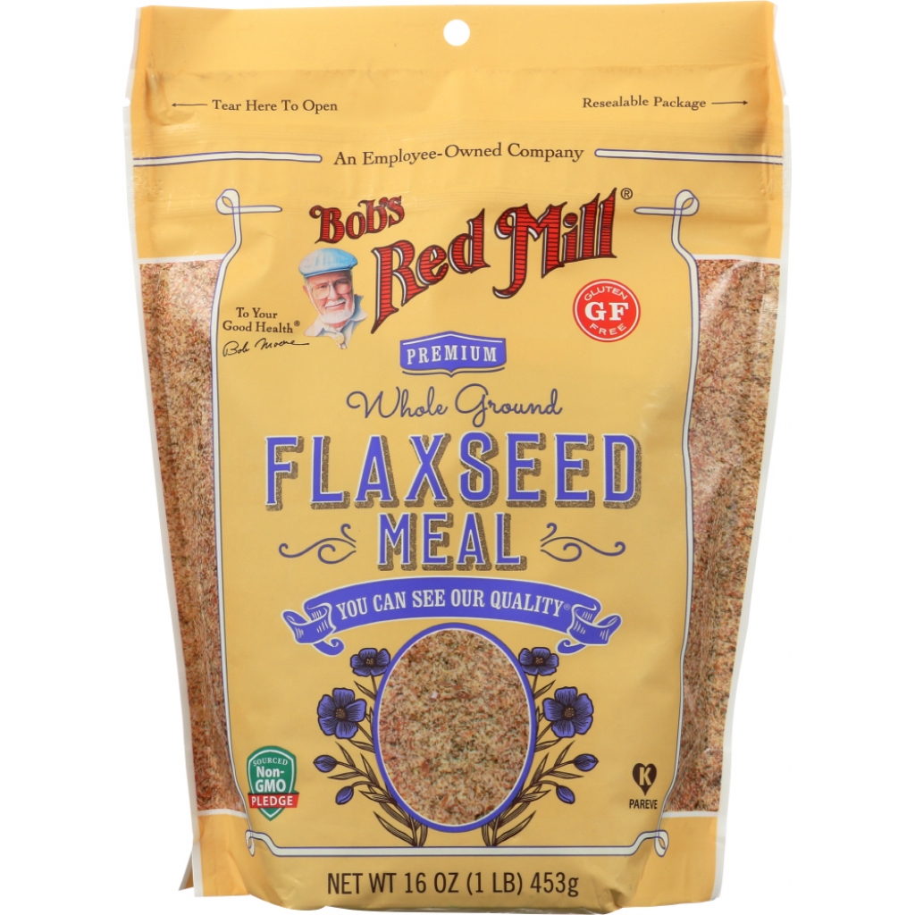 Premium Whole Ground Flaxseed Meal - Omega-3 Rich