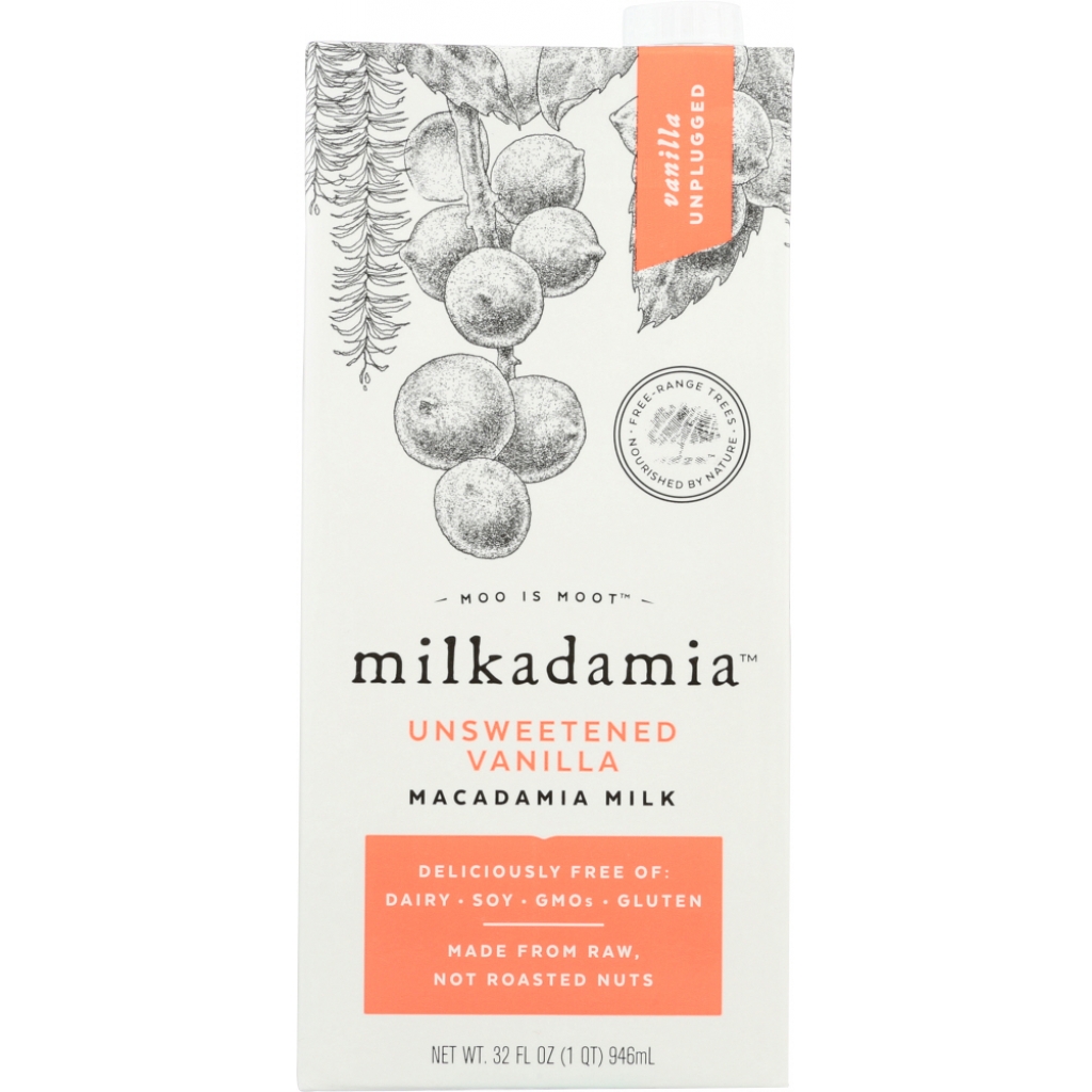 Unsweetened Vanilla Macadamia Milk - 32 fl oz