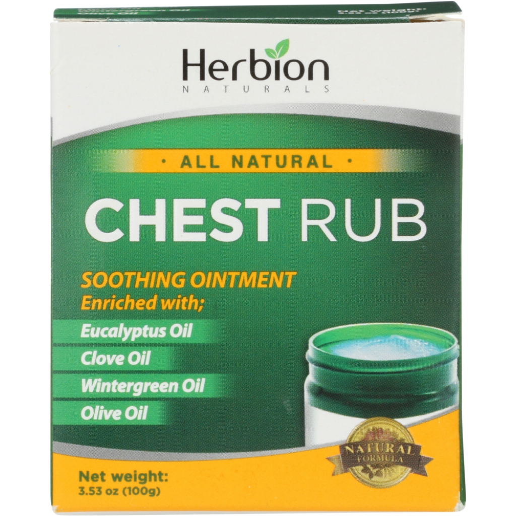 Soothing Chest Rub Ointment, 3.53 oz