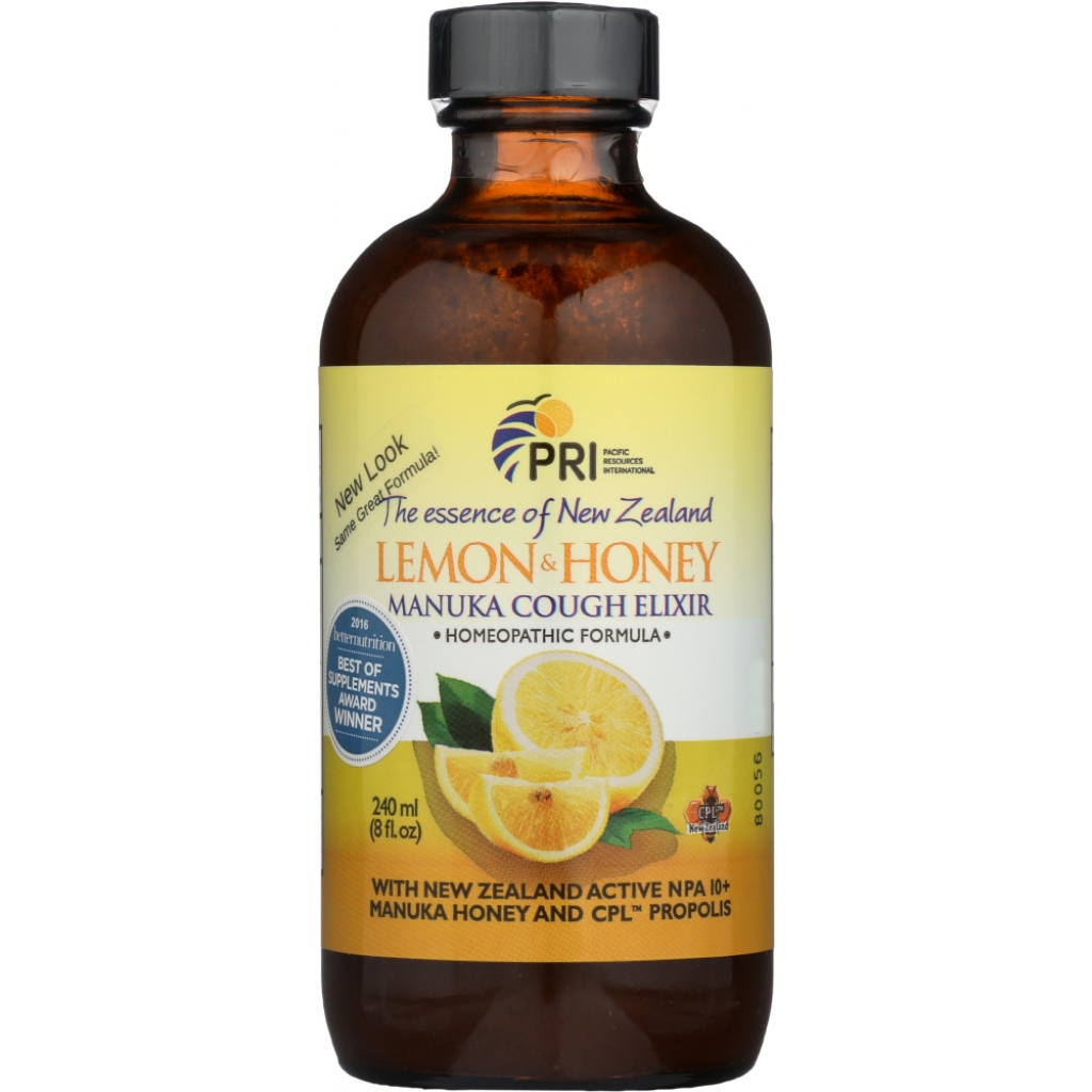 Lemon Manuka Honey Cough Elixir